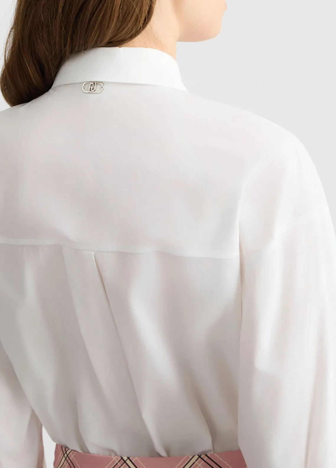 Liu Jo Vestido camisero con falda a cuadros-Mujer Vestidos