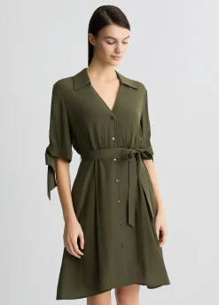 Liu Jo Vestido camisero corto-Mujer Moda Baño|Vestidos