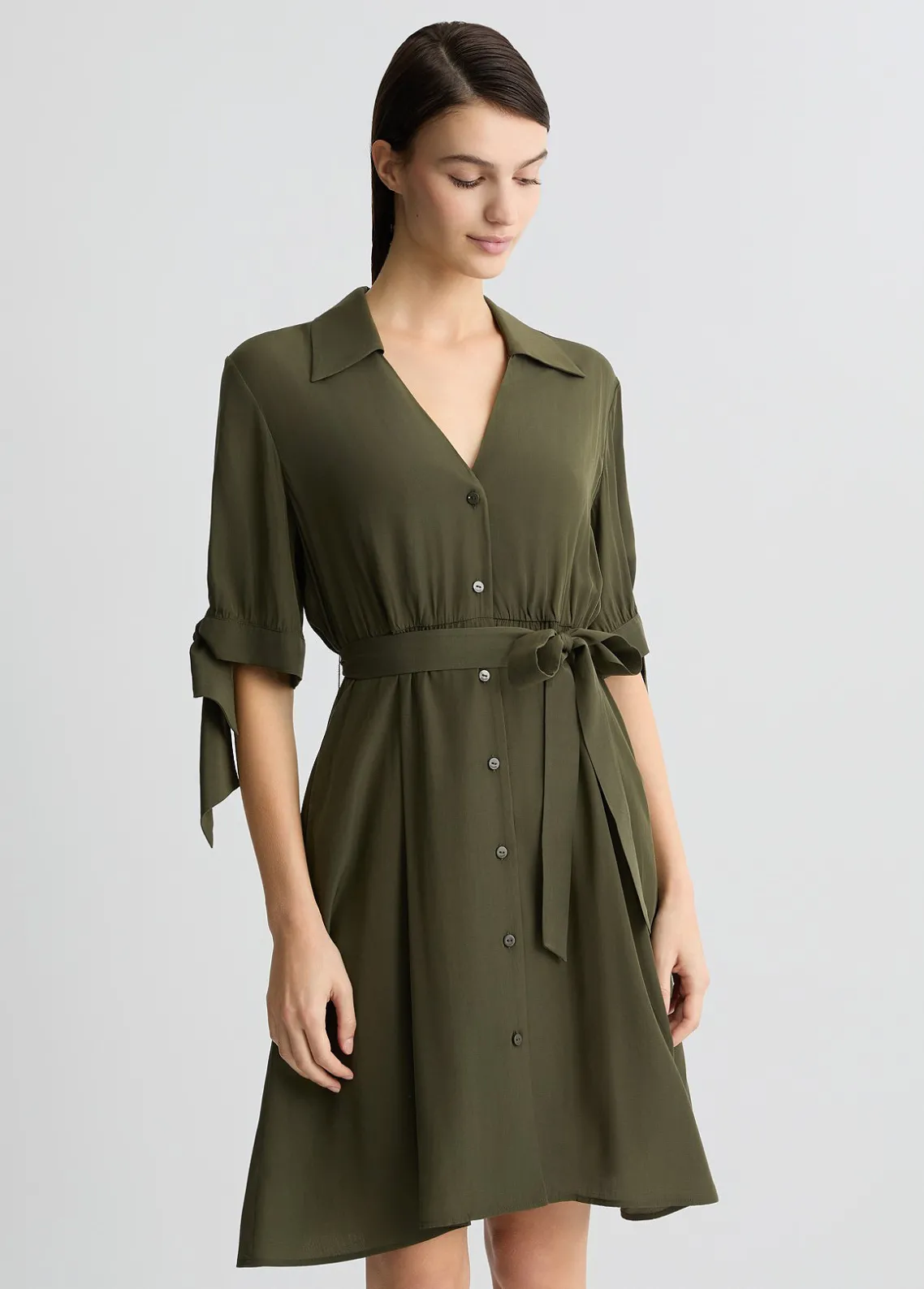 Liu Jo Vestido camisero corto-Mujer Moda Baño|Vestidos