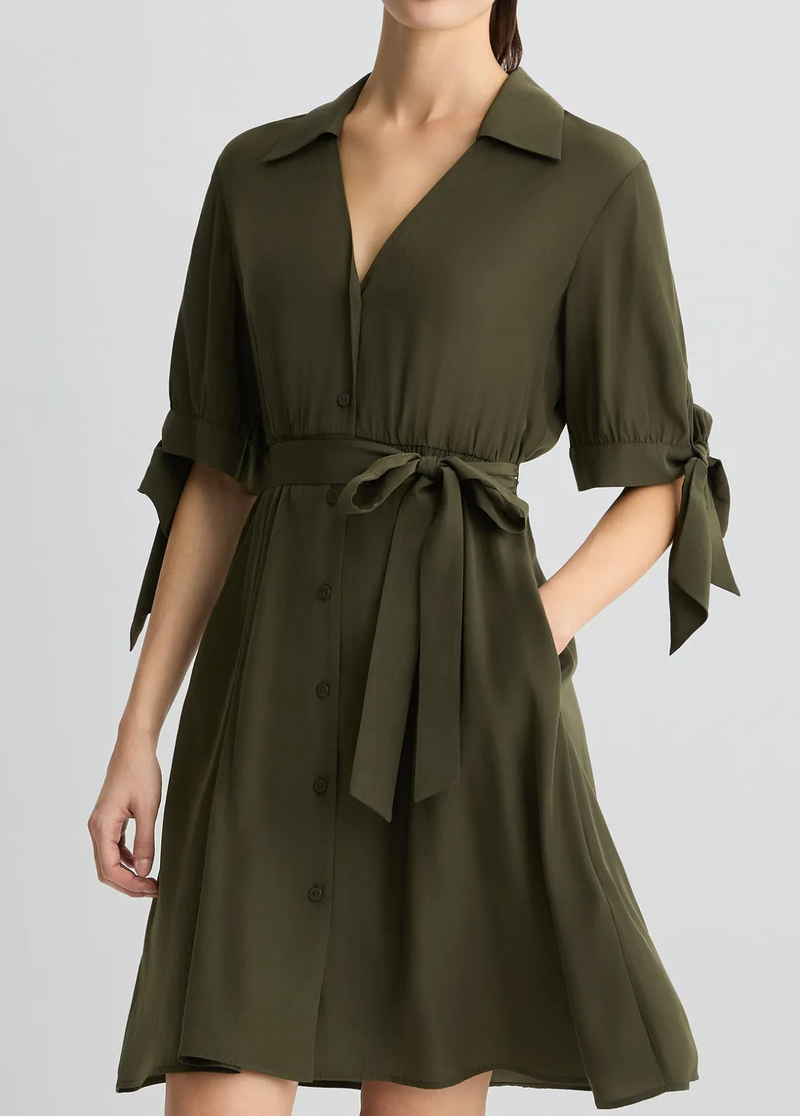 Liu Jo Vestido camisero corto-Mujer Moda Baño|Vestidos