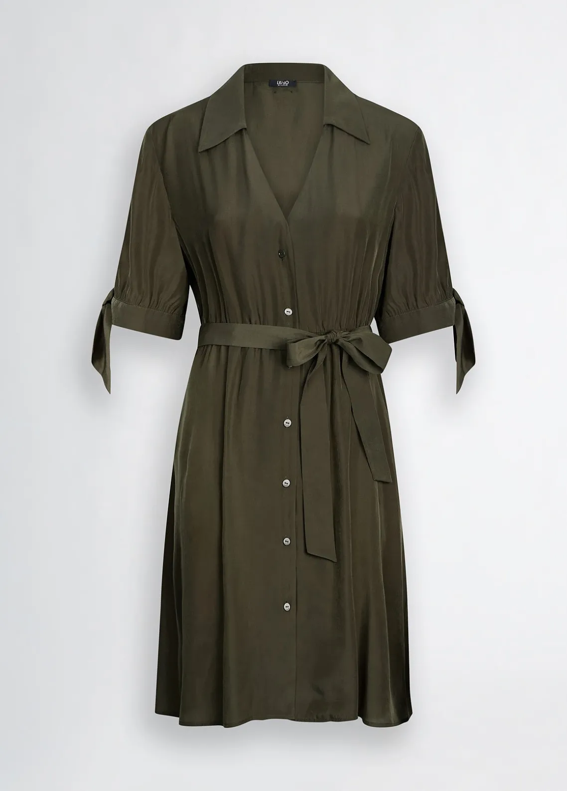Liu Jo Vestido camisero corto-Mujer Moda Baño|Vestidos