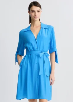 Liu Jo Vestido camisero corto-Mujer Moda Baño|Vestidos