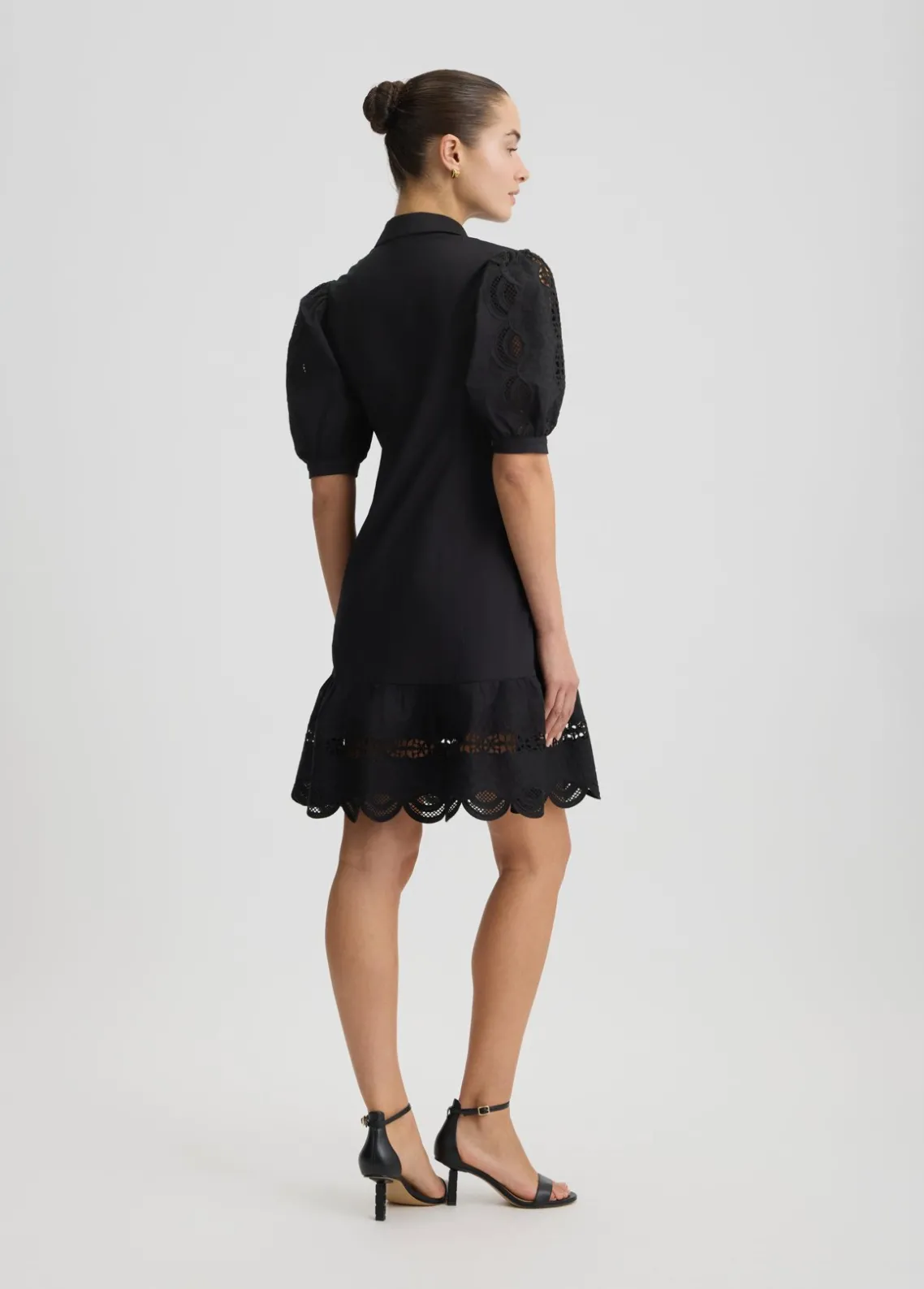 Liu Jo Vestido camisero de algodón con bordados-Mujer Vestidos