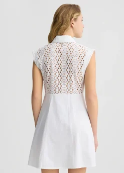 Liu Jo Vestido camisero de bordado inglés-Mujer Vestidos