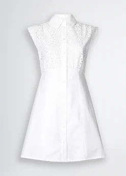 Liu Jo Vestido camisero de bordado inglés-Mujer Vestidos
