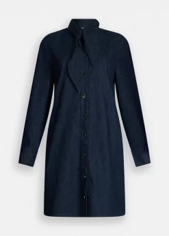 Liu Jo Vestido camisero de denim-Mujer Vestidos