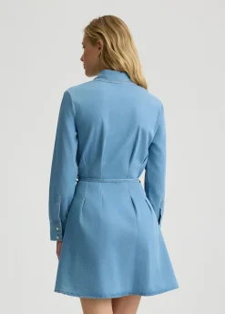 Liu Jo Vestido camisero de denim-Mujer Vestidos