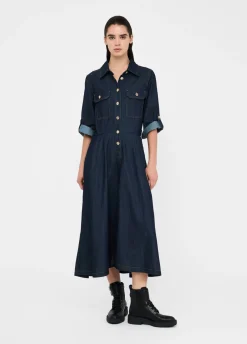 Liu Jo Vestido camisero de denim-Mujer Vestidos