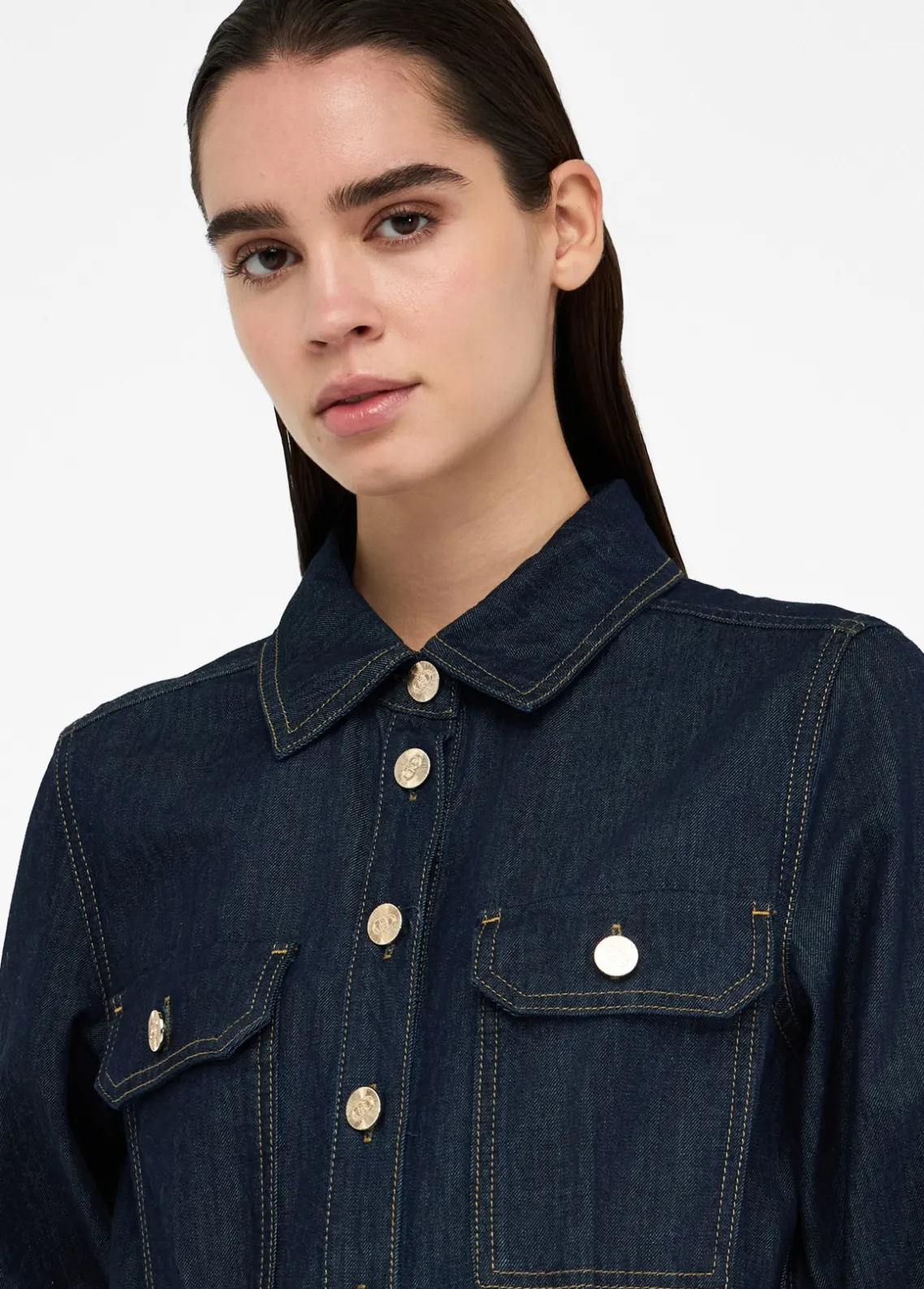 Liu Jo Vestido camisero de denim-Mujer Vestidos