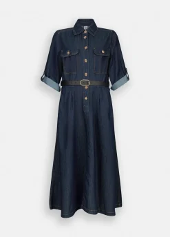 Liu Jo Vestido camisero de denim-Mujer Vestidos