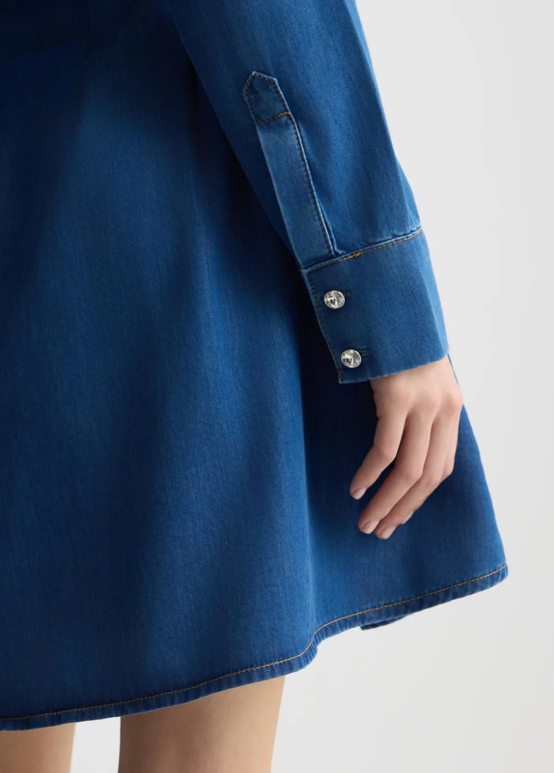 Liu Jo Vestido camisero de denim-Mujer Vestidos