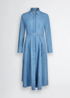 Liu Jo Vestido camisero de denim-Mujer Vestidos