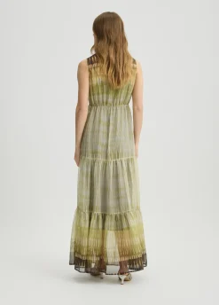 Liu Jo Vestido camisero de gasa estampada-Mujer Vestidos