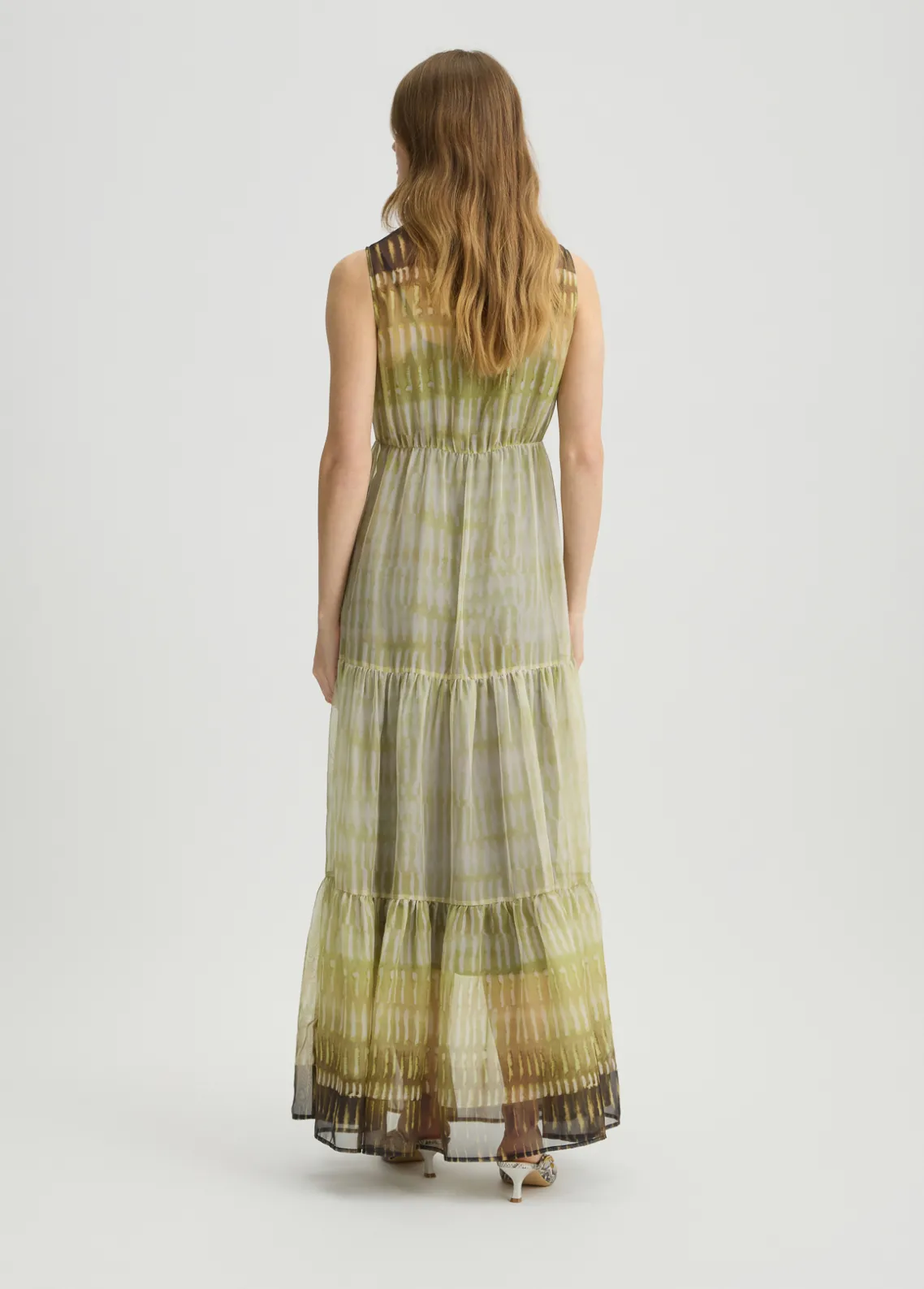Liu Jo Vestido camisero de gasa estampada-Mujer Vestidos