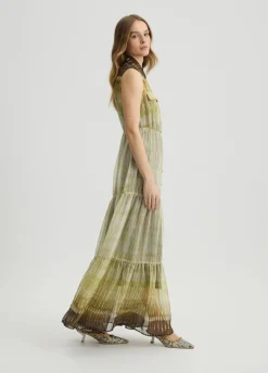 Liu Jo Vestido camisero de gasa estampada-Mujer Vestidos