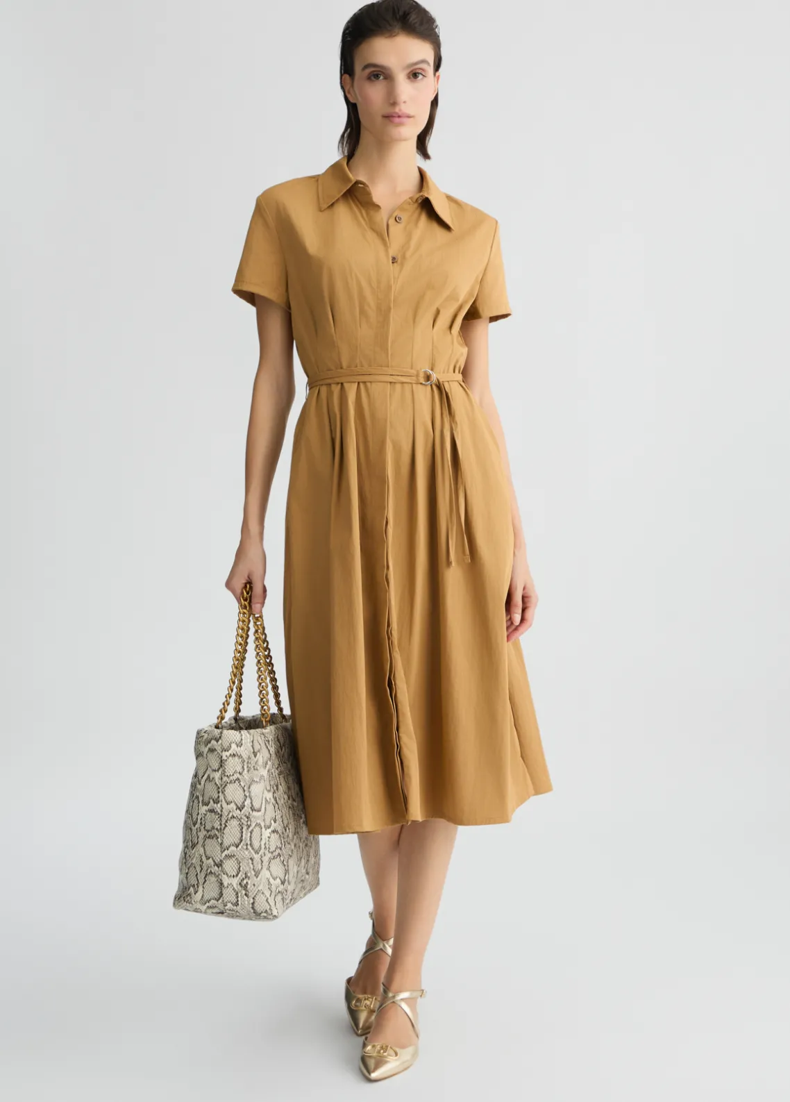Liu Jo Vestido camisero de nailon-Mujer Vestidos