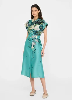 Liu Jo Vestido camisero de sarga estampado-Mujer Vestidos