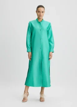 Liu Jo Vestido camisero de shantung-Mujer Ceremonia|Vestidos