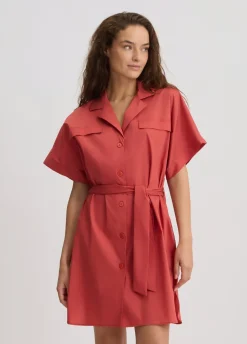Liu Jo Vestido camisero en algodón-Mujer Moda Baño|Vestidos