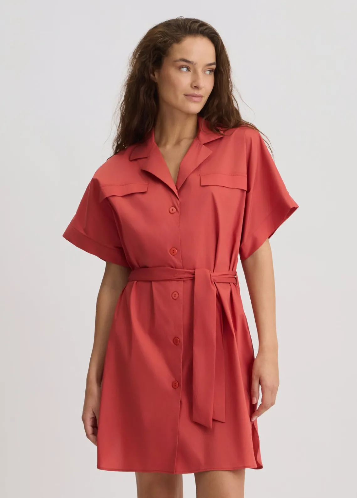 Liu Jo Vestido camisero en algodón-Mujer Moda Baño|Vestidos