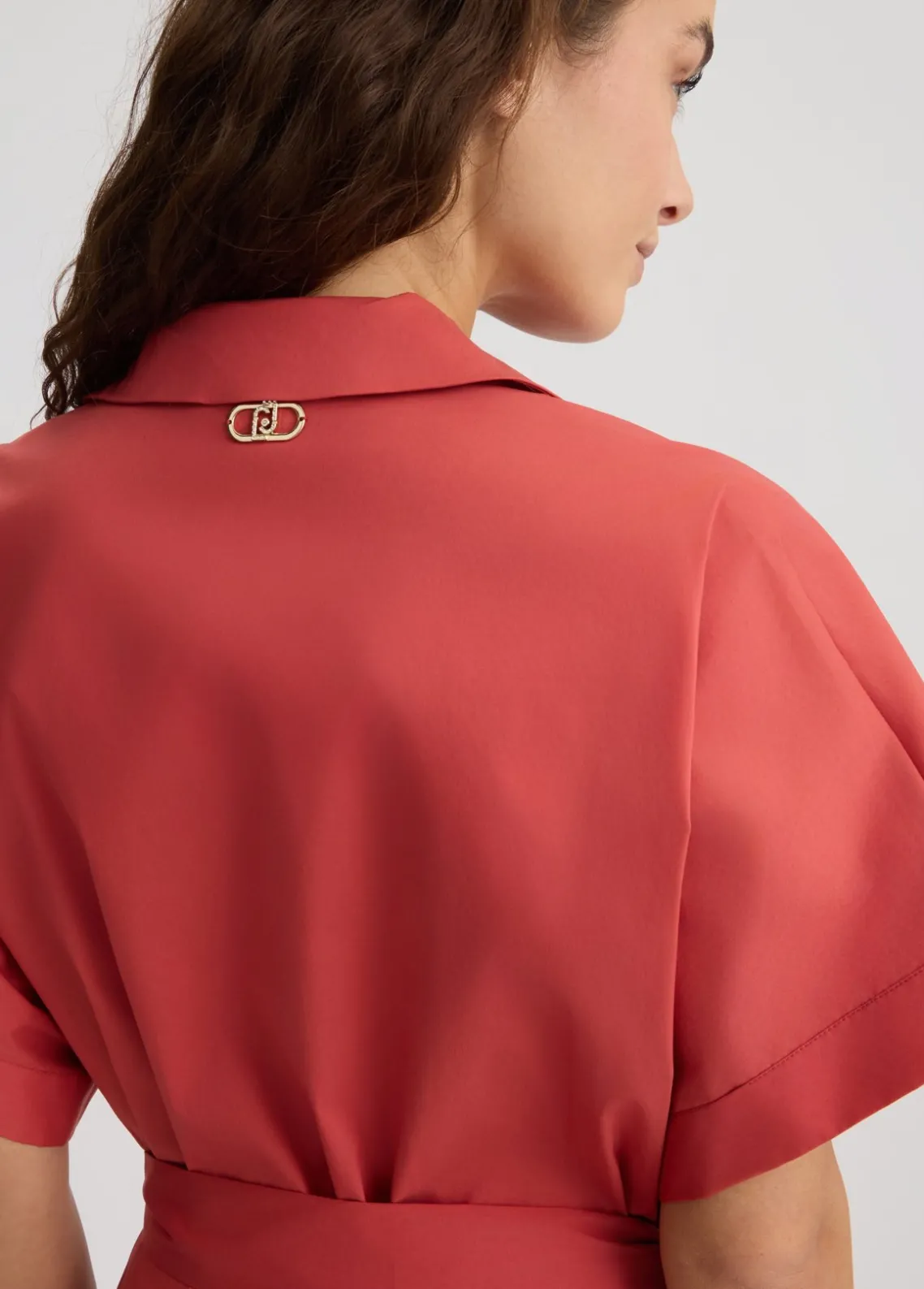 Liu Jo Vestido camisero en algodón-Mujer Moda Baño|Vestidos