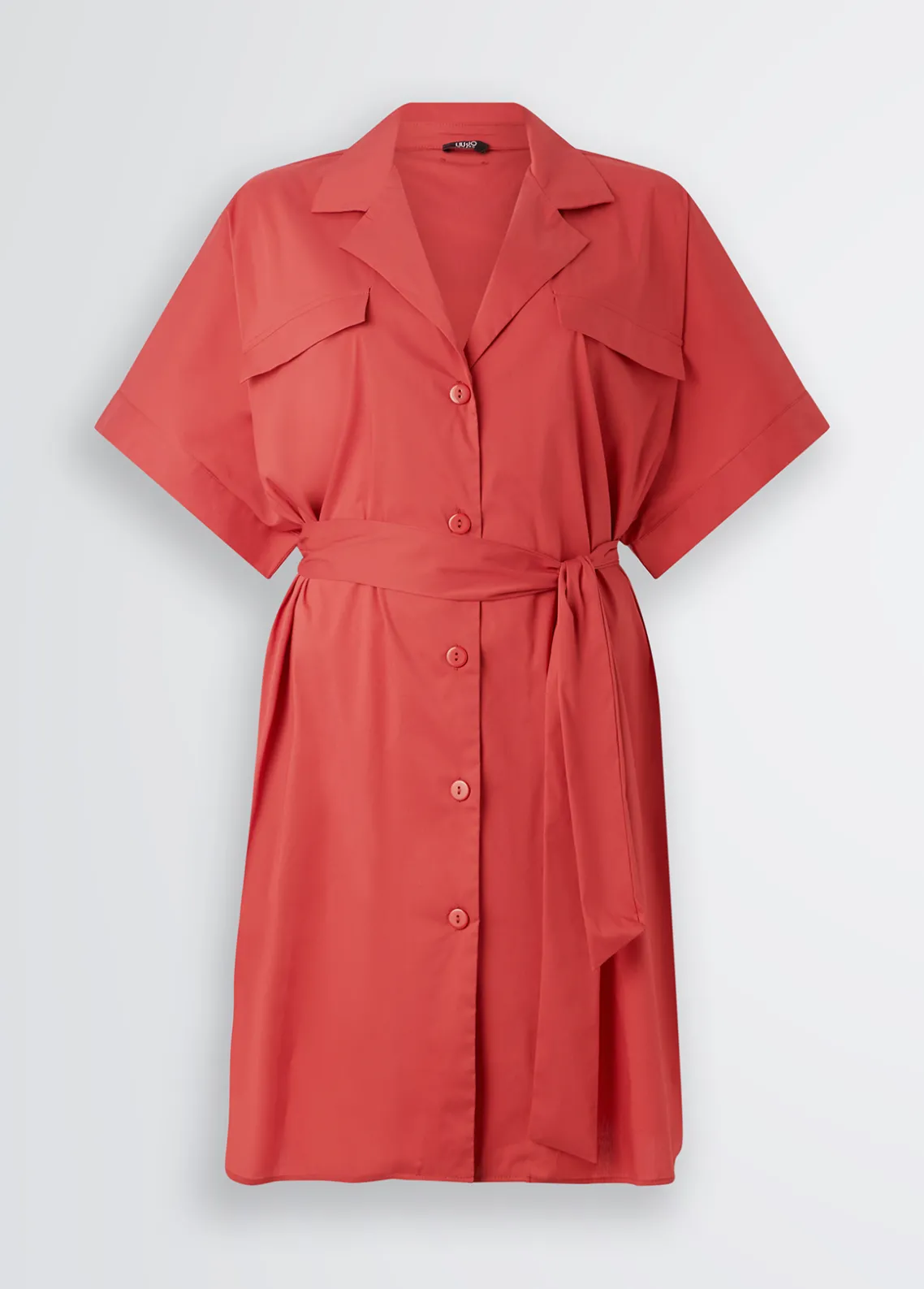 Liu Jo Vestido camisero en algodón-Mujer Moda Baño|Vestidos