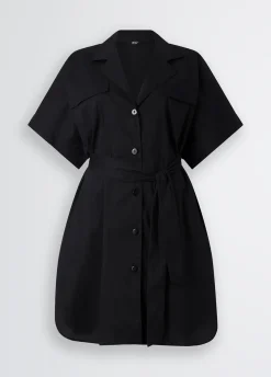 Liu Jo Vestido camisero en algodón-Mujer Moda Baño|Vestidos