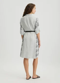 Liu Jo Vestido camisero estampado-Mujer Moda Baño|Vestidos