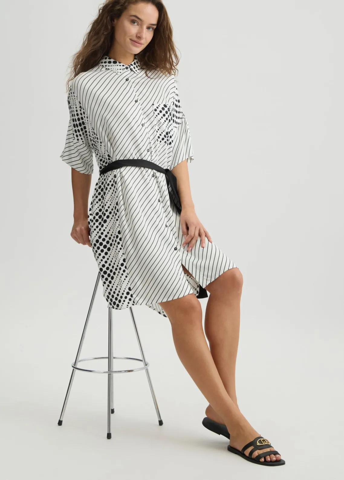 Liu Jo Vestido camisero estampado-Mujer Moda Baño|Vestidos