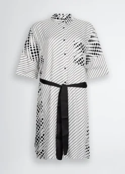 Liu Jo Vestido camisero estampado-Mujer Moda Baño|Vestidos