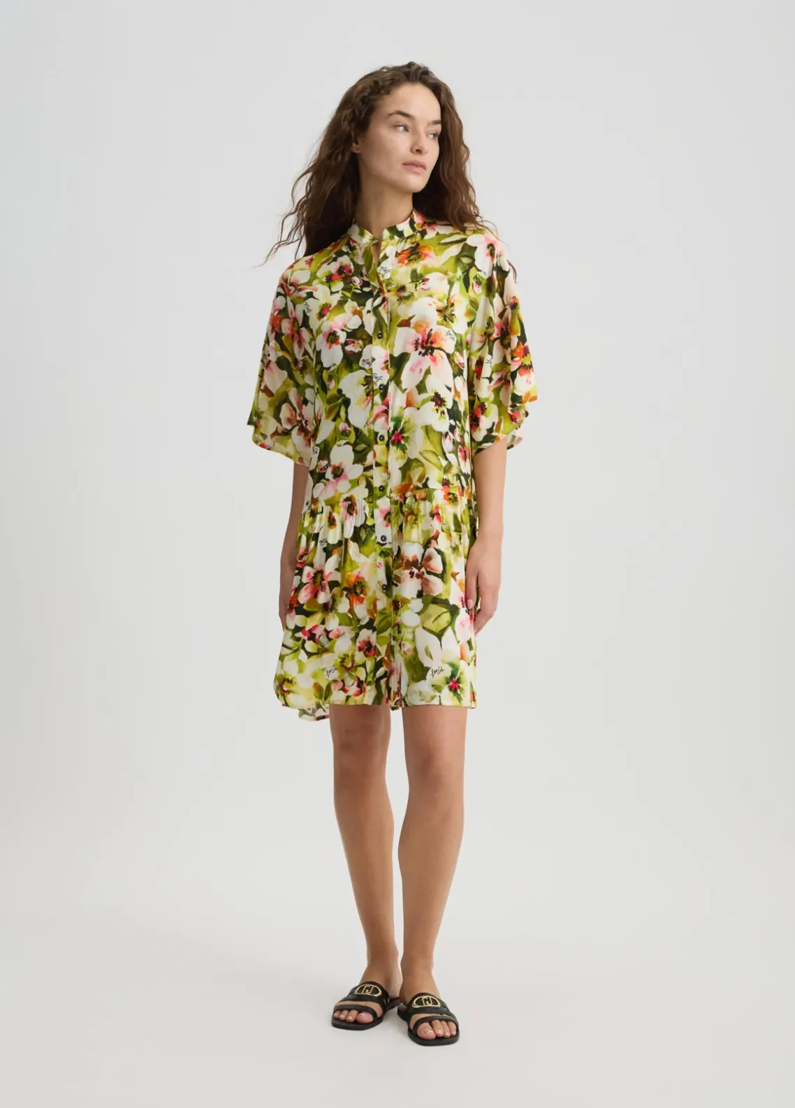 Liu Jo Vestido camisero estampado-Mujer Moda Baño|Vestidos