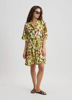 Liu Jo Vestido camisero estampado-Mujer Moda Baño|Vestidos