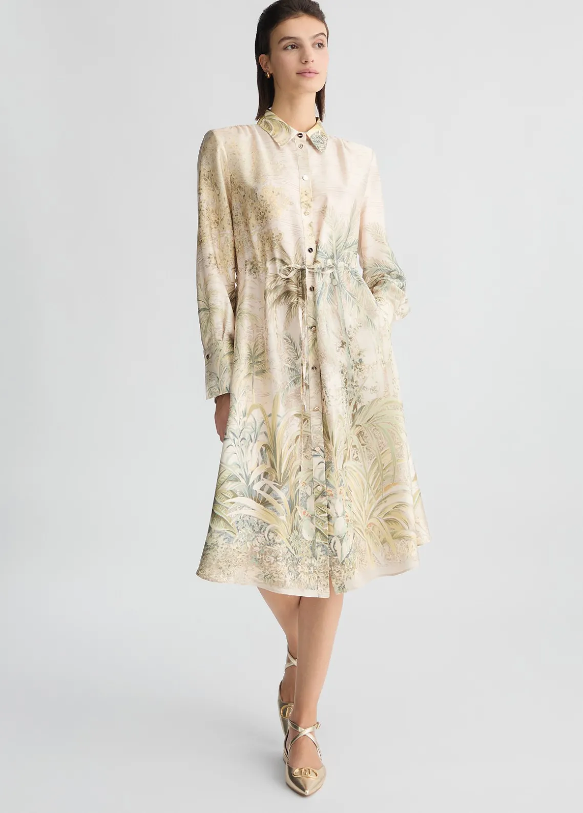 Liu Jo Vestido chemisier estampado-Mujer Ceremonia|Vestidos