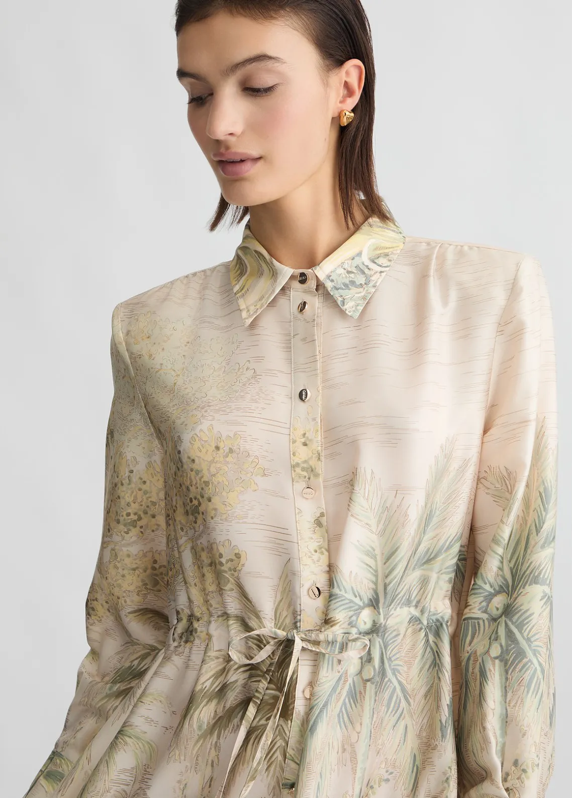 Liu Jo Vestido chemisier estampado-Mujer Ceremonia|Vestidos