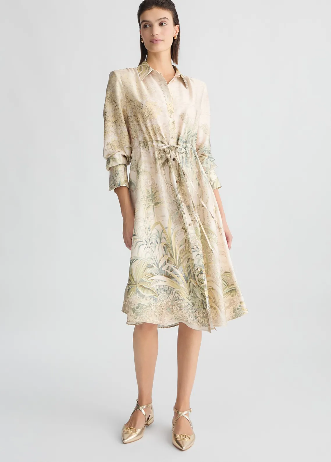 Liu Jo Vestido chemisier estampado-Mujer Ceremonia|Vestidos