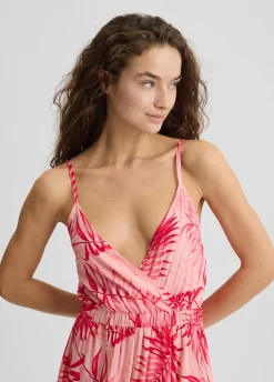 Liu Jo Vestido con estampado de palmeras-Mujer Moda Baño|Vestidos