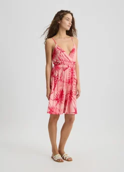 Liu Jo Vestido con estampado de palmeras-Mujer Moda Baño|Vestidos