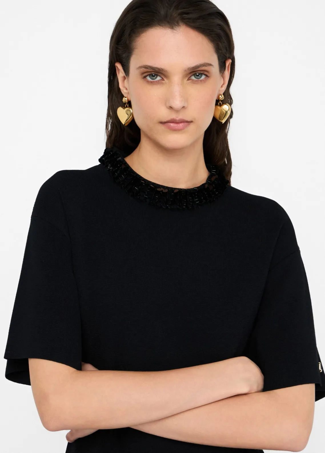 Liu Jo Vestido con lentejuelas-Mujer Cárdigans Y Jerséis|Vestidos