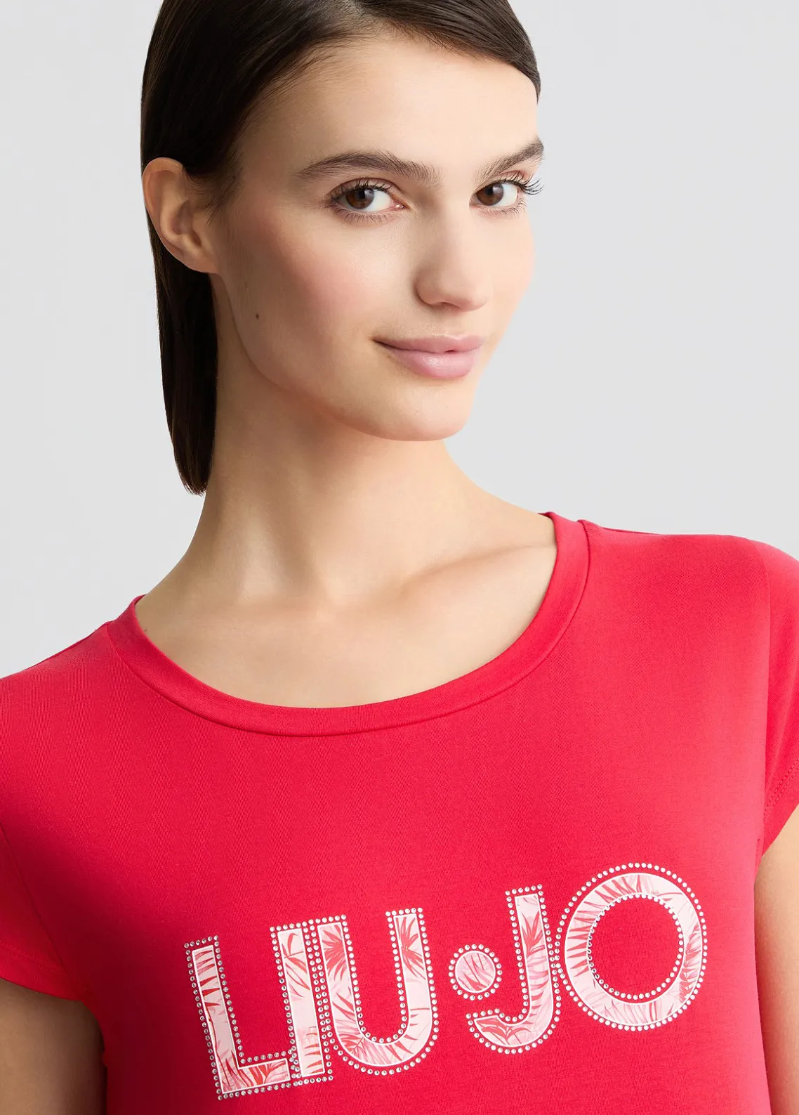 Liu Jo Vestido con logotipo y strass-Mujer Moda Baño|Vestidos