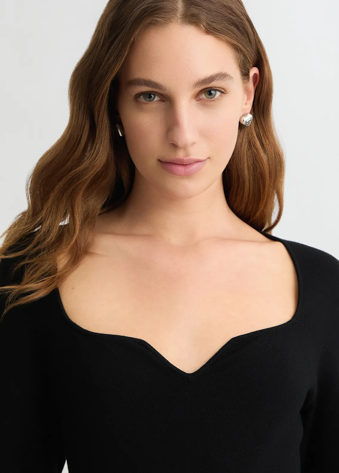 Liu Jo Vestido corto con bordado de joyas-Mujer Cárdigans Y Jerséis|Vestidos