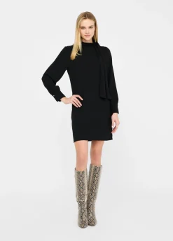 Liu Jo Vestido corto con bufanda-Mujer Vestidos