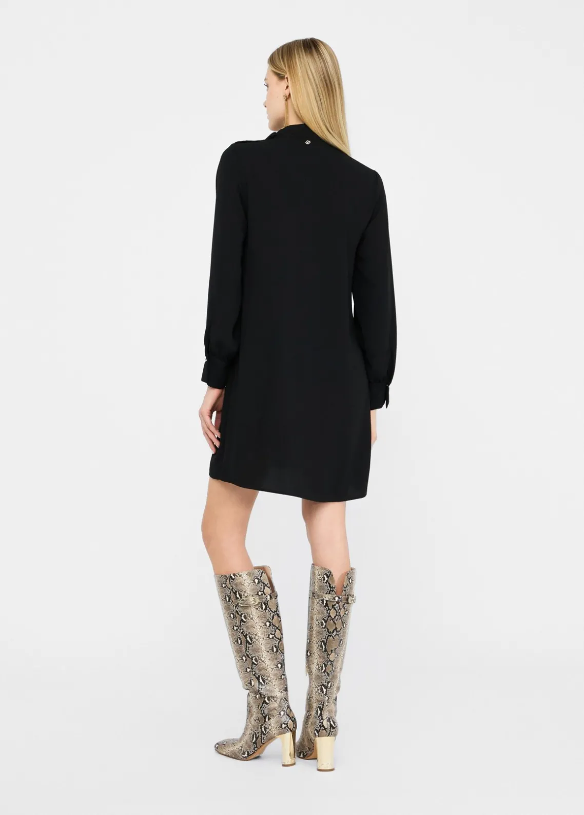 Liu Jo Vestido corto con bufanda-Mujer Vestidos
