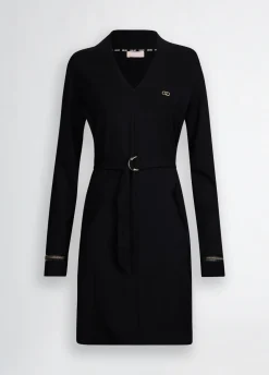 Liu Jo Vestido corto con cinturón-Mujer Ropa Deportiva|Vestidos