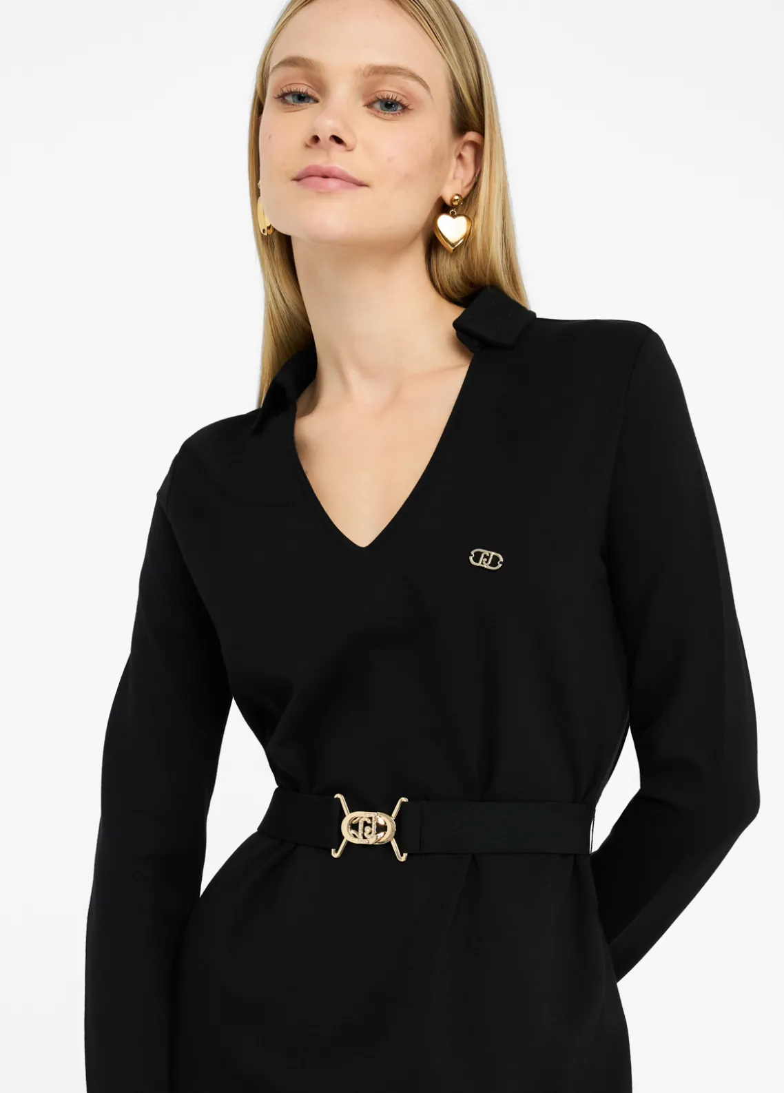 Liu Jo Vestido corto con cinturón-Mujer Ropa Deportiva|Vestidos
