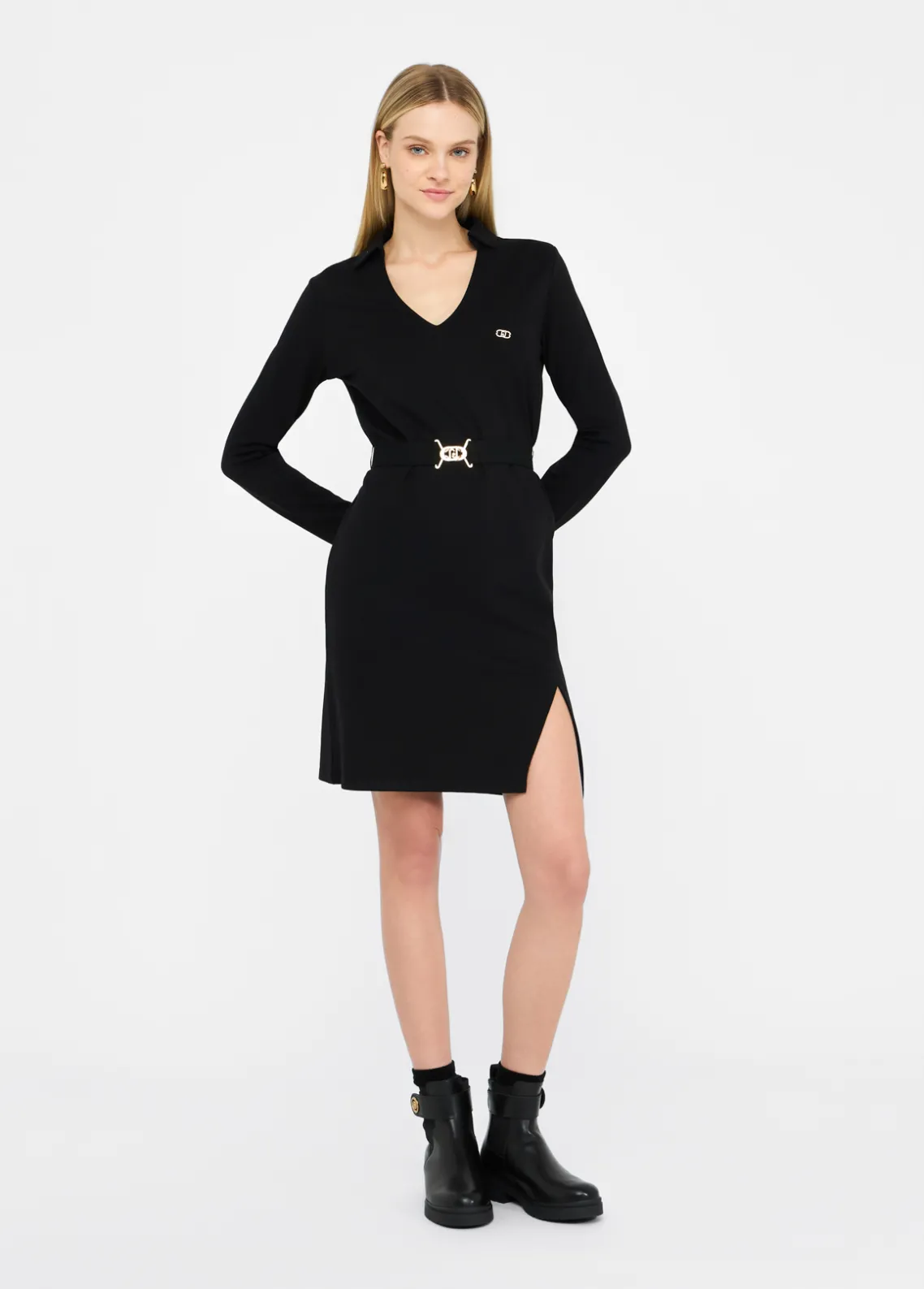 Liu Jo Vestido corto con cinturón-Mujer Ropa Deportiva|Vestidos