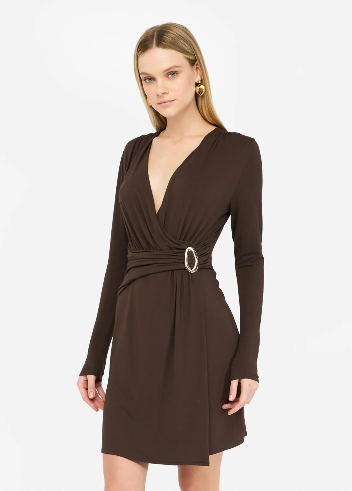 Liu Jo Vestido corto con detalle de logotipo-Mujer Vestidos