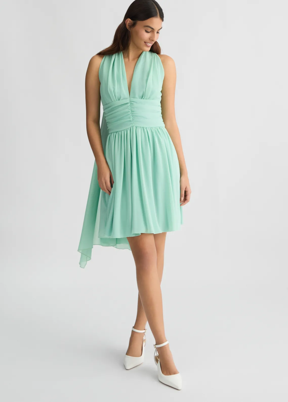 Liu Jo Vestido corto con drapeado-Mujer Ceremonia|Vestidos