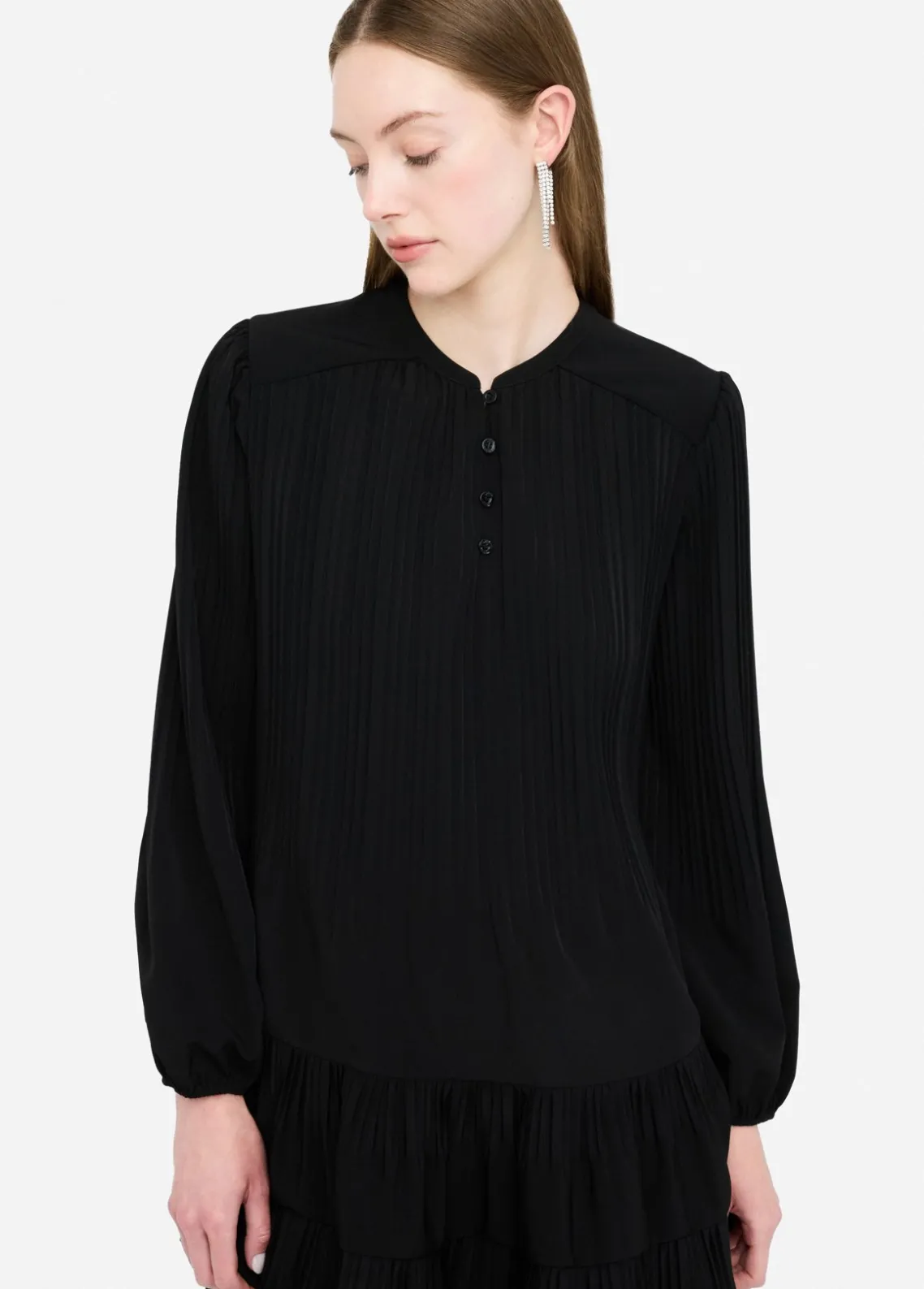 Liu Jo Vestido corto de crepé de China-Mujer Vestidos