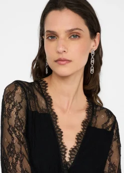 Liu Jo Vestido corto de encaje-Mujer Vestidos