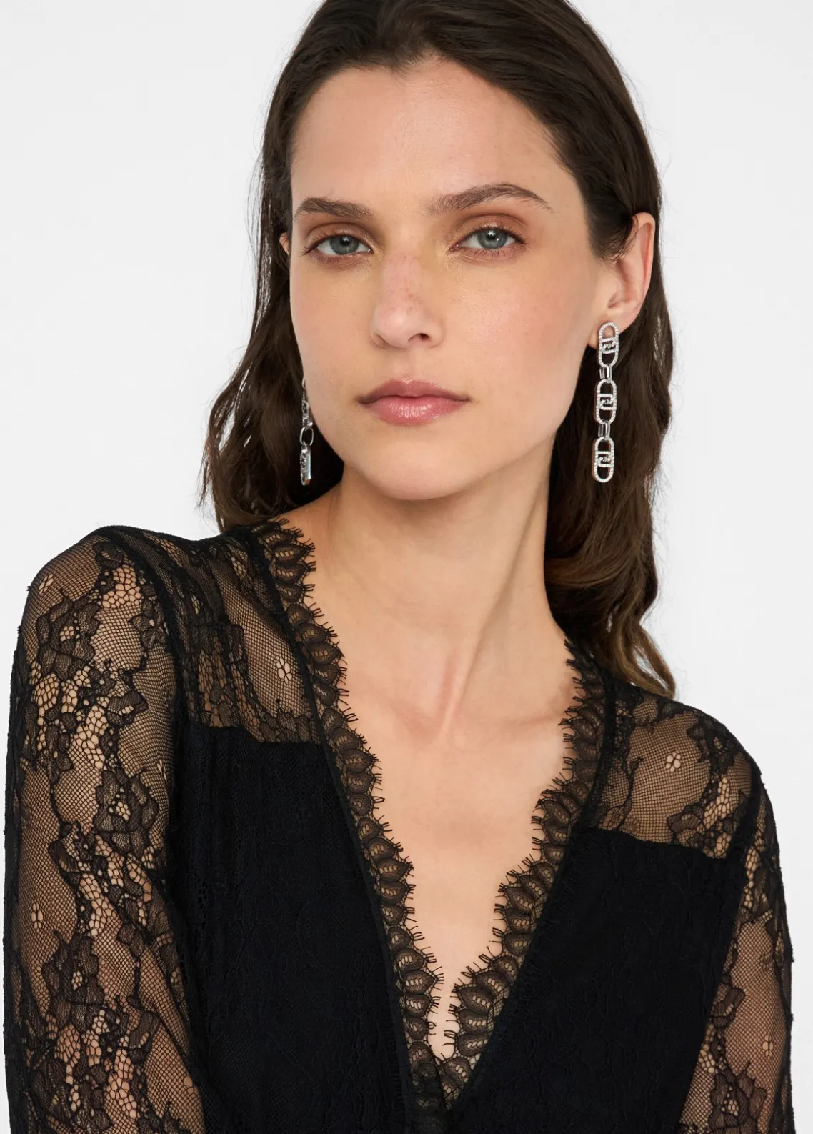 Liu Jo Vestido corto de encaje-Mujer Vestidos